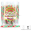 Swigle pop mini zuurstokje sticks watermeloen. Mini kleine harde zuurstokjes om uit te delen en te trakteren. Traktatiepret