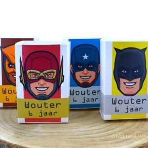 Superhelden popcorn zakjes