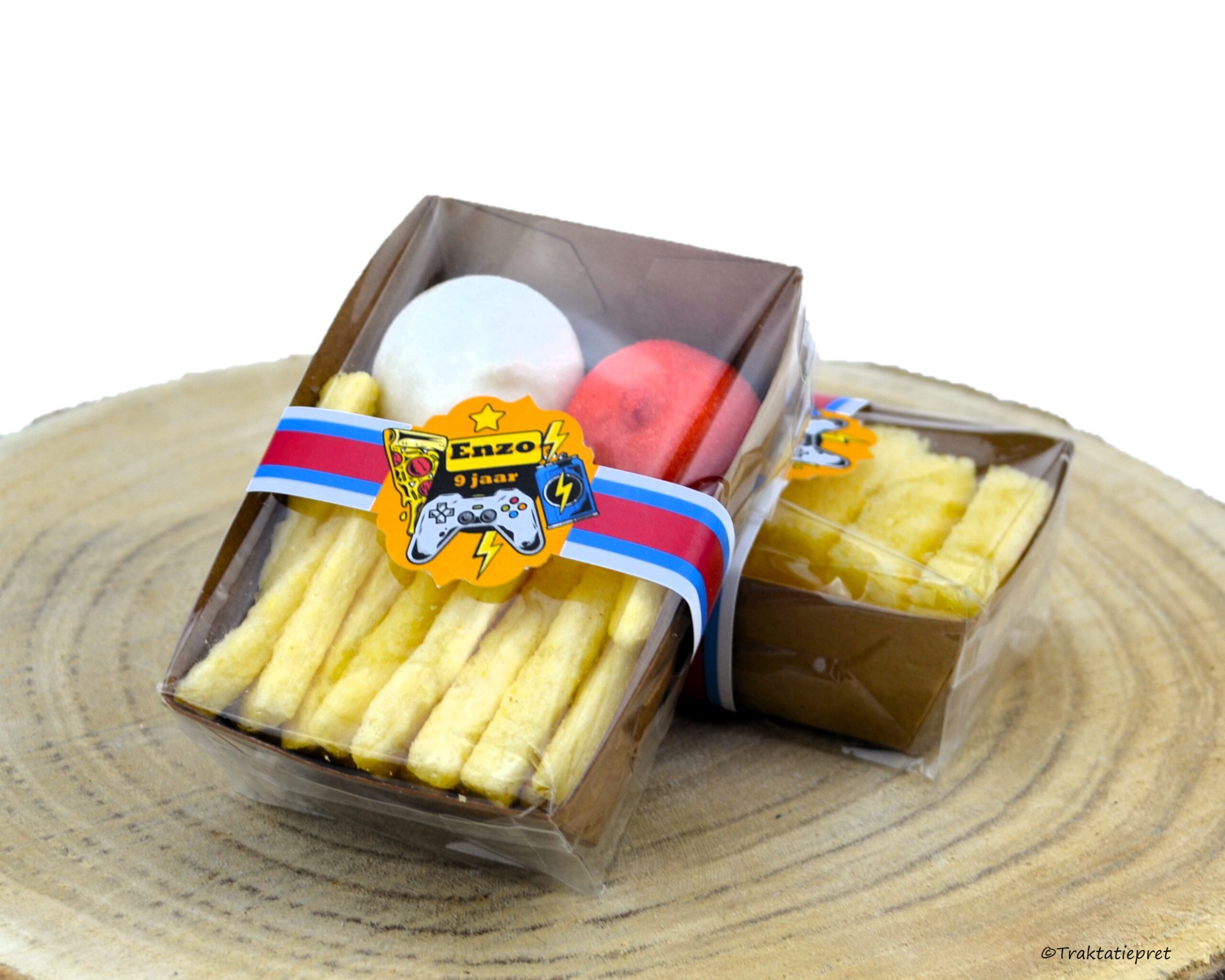 Bakje friet traktatie Game