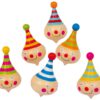 Houten clown tol