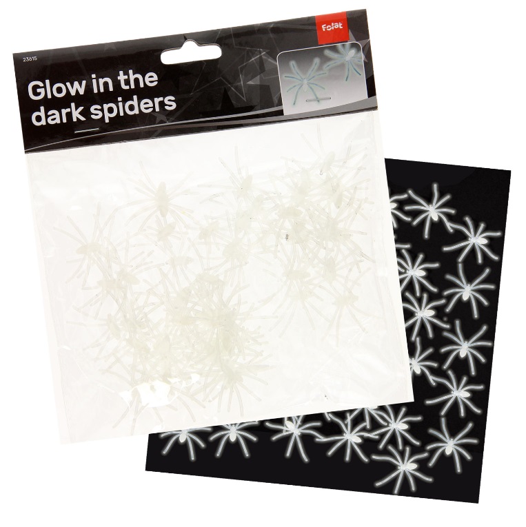 Glow in the dark spinnen
