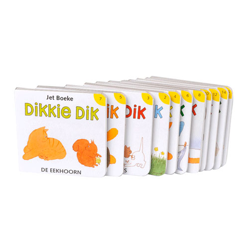 Dikkie dik kleine uitdeelboekjes en traktatie boekjes. Set van 16 boekjes