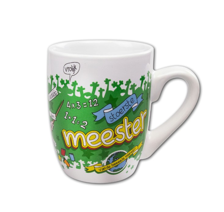Mok stoerste meester groen