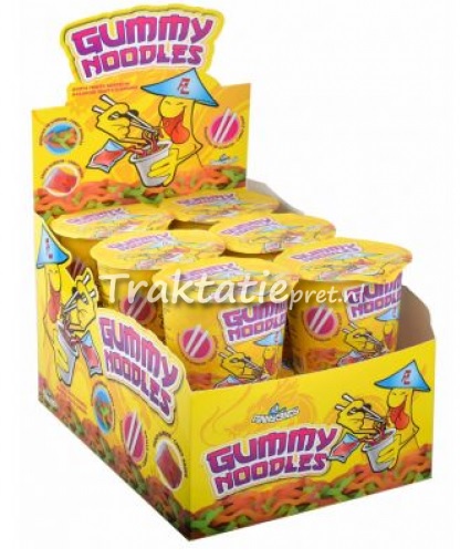 Beker snoep noodles