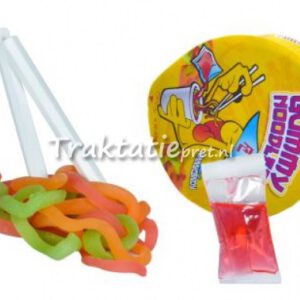 Beker snoep noodles