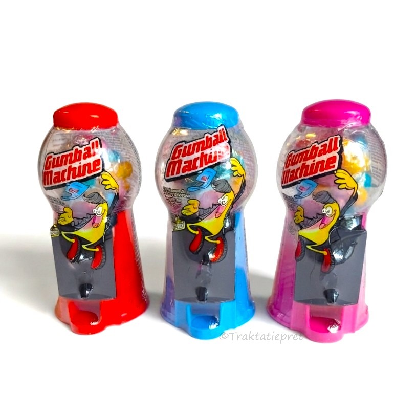 Kleine kauwgomballen automaat