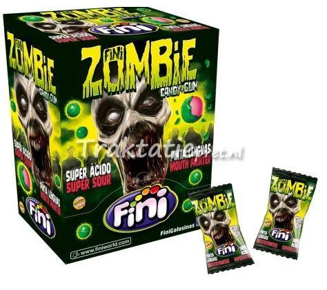Fini tongkleurende zombie kauwgom