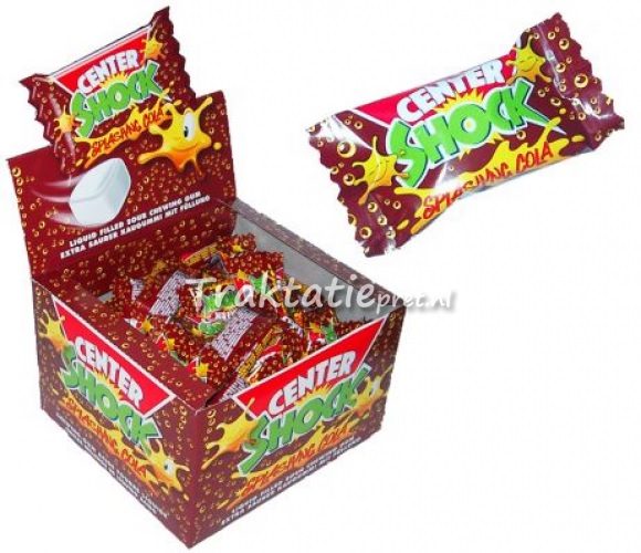 Center Shock Splashing Cola gum