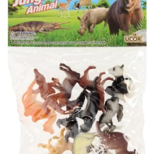Jungle dieren 12 stuks