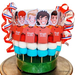 Voetbal taart Nederland