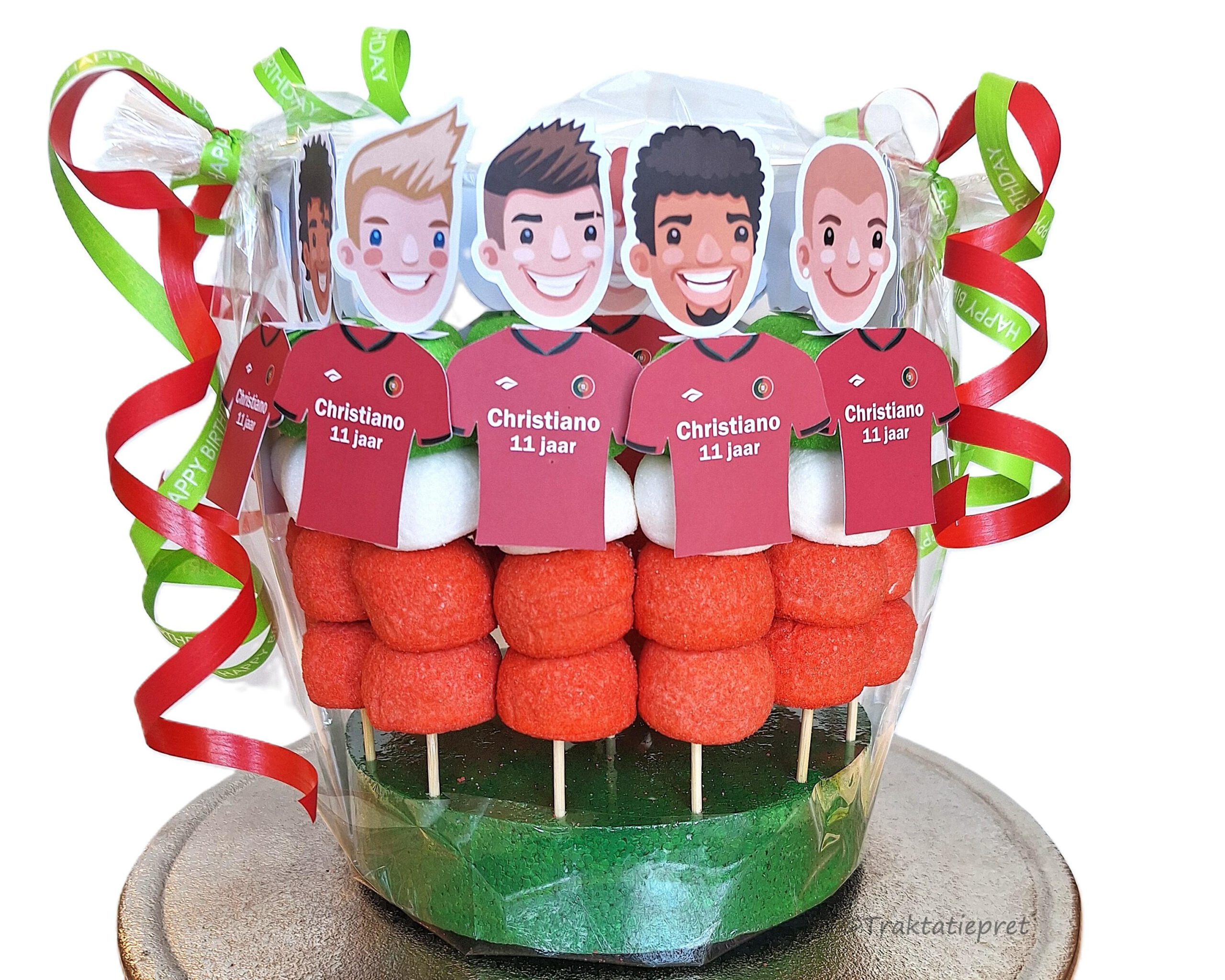Voetbal taart Portugal