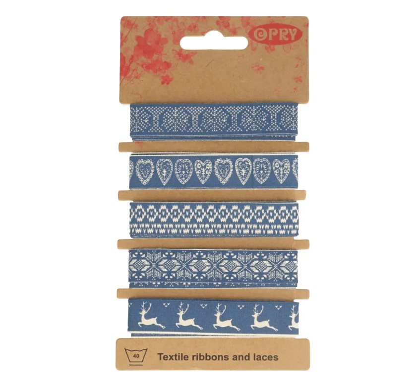 Band winter blauw