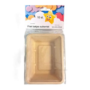 Traktatie friet bakjes suikerriet