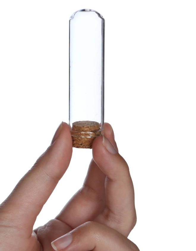 Glazen flesje/buisje 7 cm