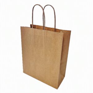 Papieren kraft tas klein