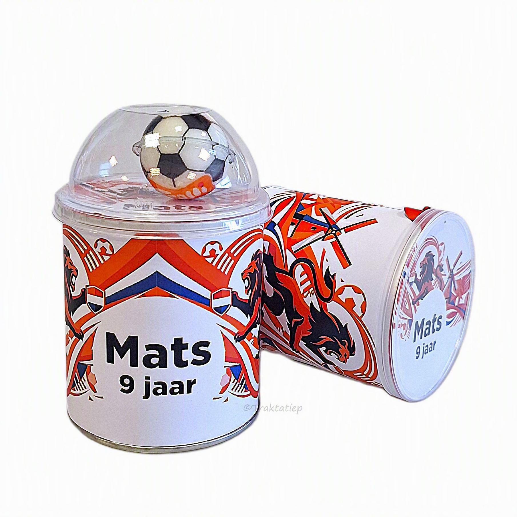 Hollandse leeuw voetbal Pringles