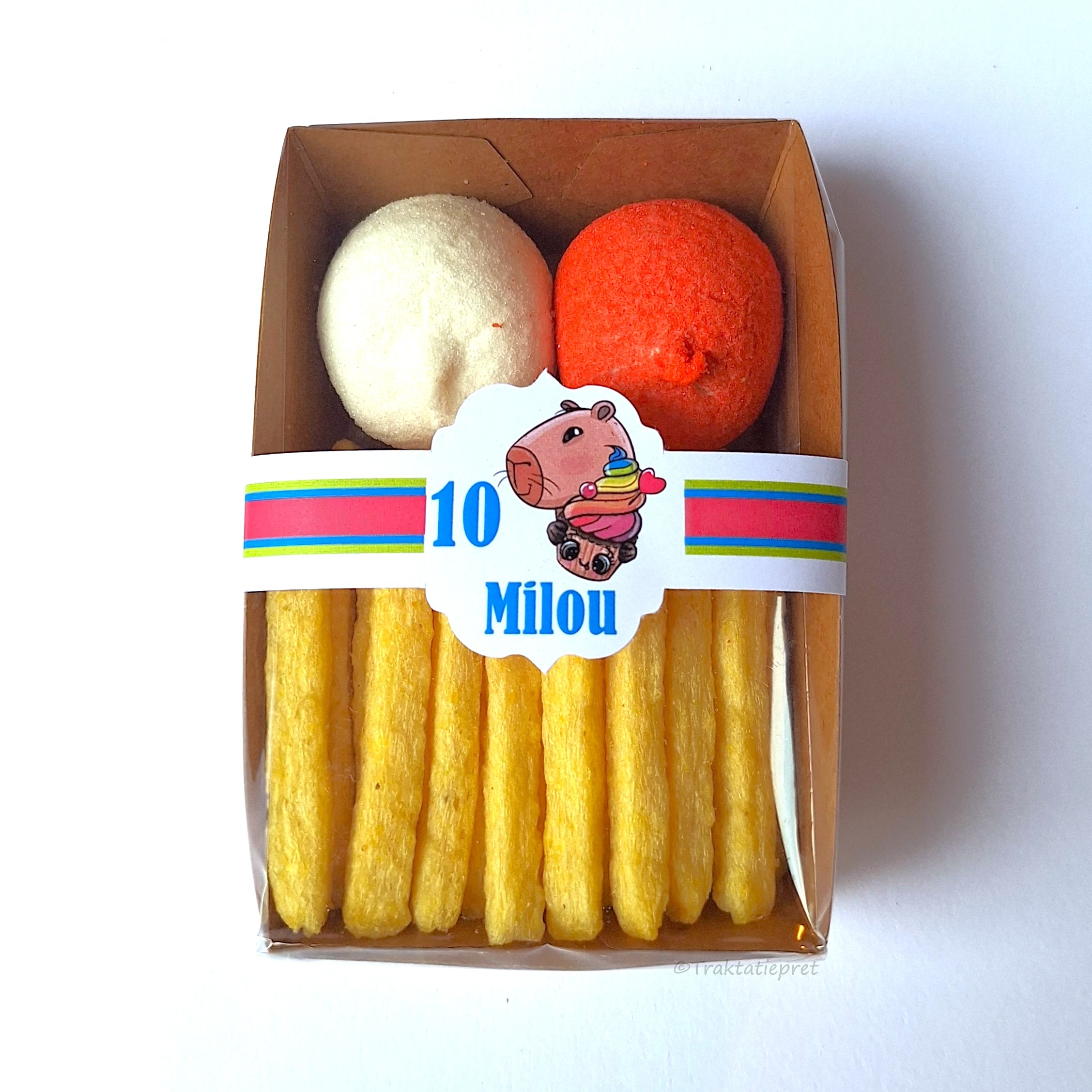 Bakje friet traktatie Capibara