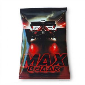 Grand prix chipszakje met naam en leeftijd